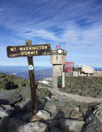 Mt Washington winter summit 2018